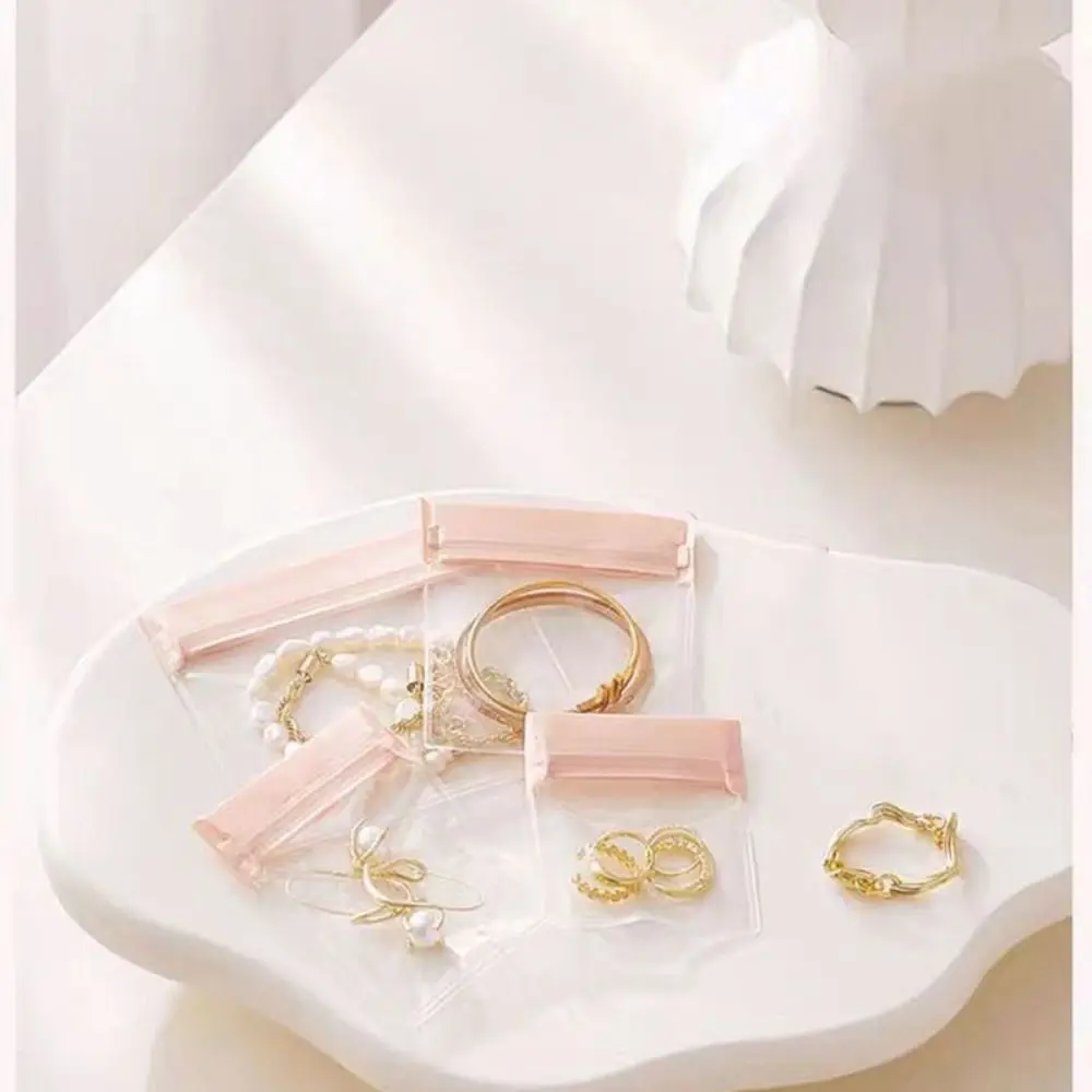 EVA Jewelry Pouch Bag Durable Anti-Oxidation Dustproof Jewelry Organizer Jewelry Sealing Bag Transparent Earring Storage Bag