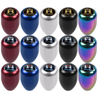Brand New Universal Car Shift Knob Gold Silver Wolf Badge Spherical Shift Head Manual Transmission For Volkswagan Volfsburg