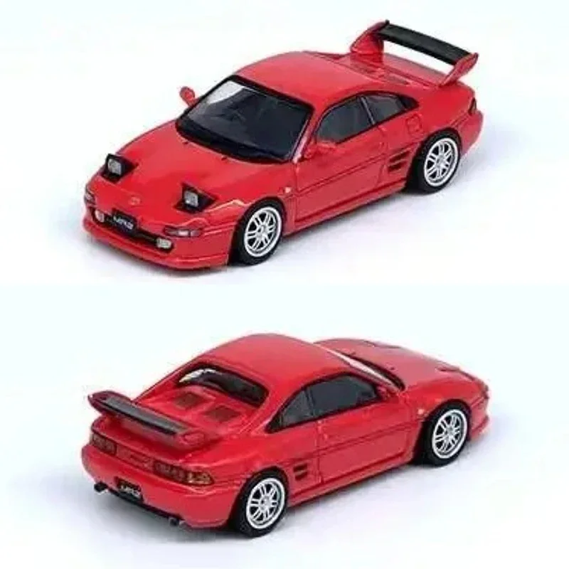 

PreSale INNO 1:64 TOYOTA MR2 SW20 Red Functional Head Light Diecast Diorama Car Model Collection Miniature Toys