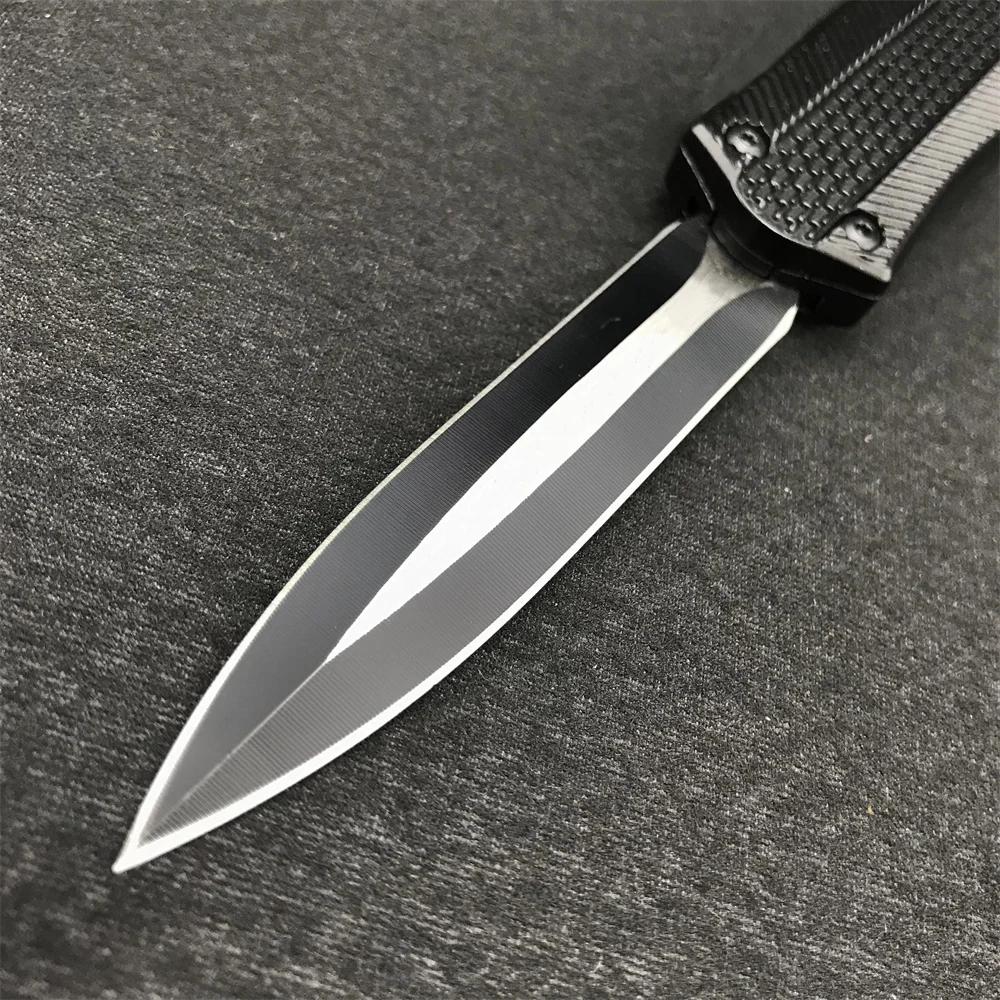 Tactical Pocket Knife 440C Blade Finger Folding Knives Zinc Alloy Handle Utility Camping EDC Multi Outdoor Safety Hunting Tool