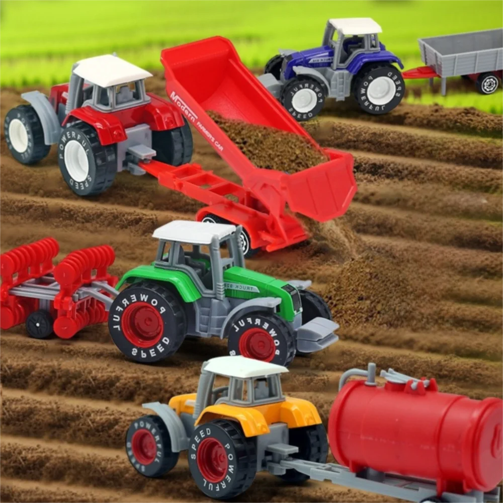 Creatieve Legering Techniek Voertuig Model Simulatie Model Mini Tractor Model Techniek Auto Kinderen