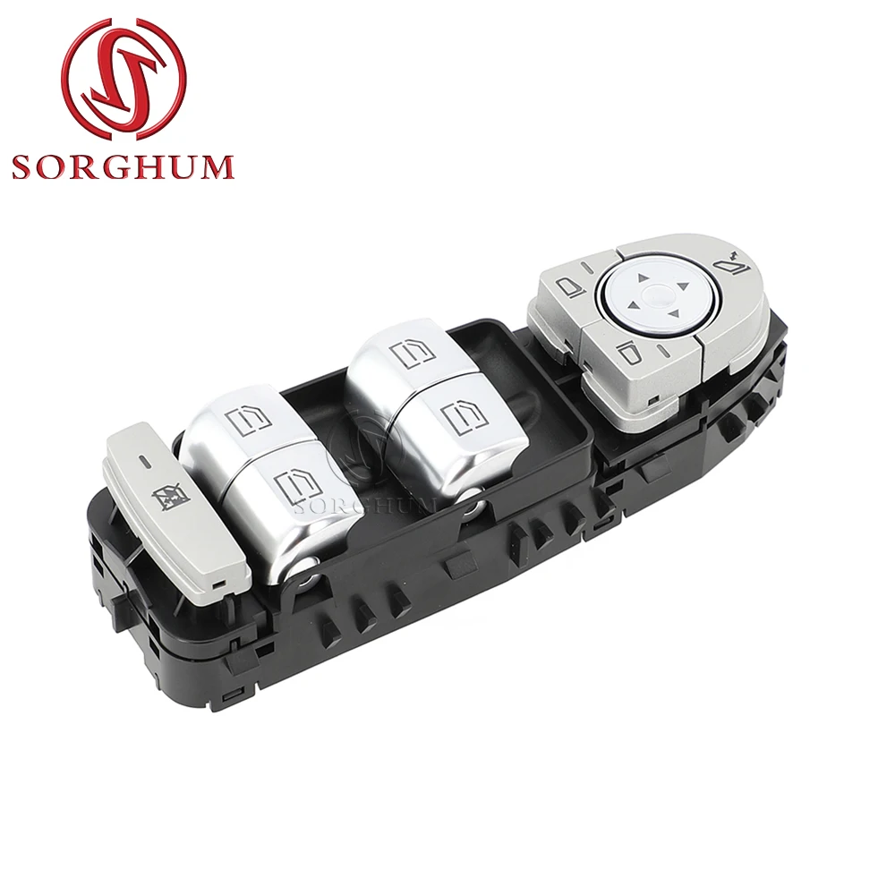 Console konsol tombol sakelar kontrol jendela Power Master untuk Mercedes C205 S205 X253 C200 C300 C350 C63 AMG