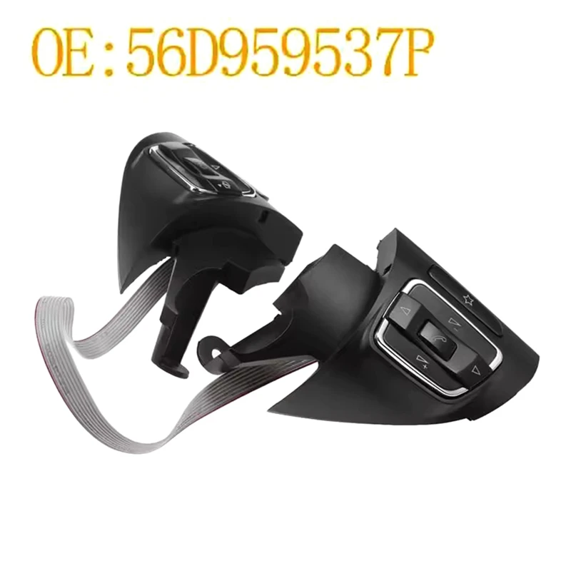 56D959537B Multifunction Steering Wheel Combination Control Switch Car 56D959538A For VW Passat B7 Sharan 2011-2015-A33K