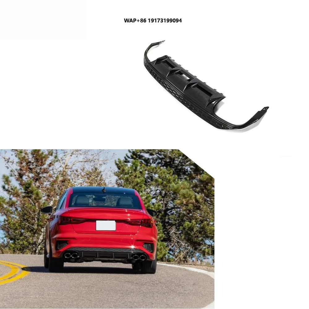 

S3 Carbon Fiber Rear Lip Diffuser for A3 SLINE Sedan 2021-2023