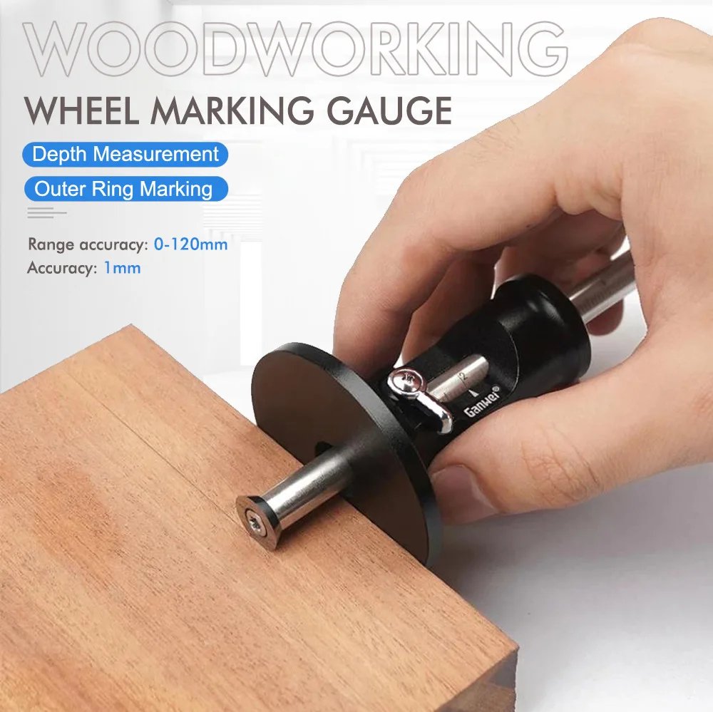 

European Style Woodworking Scriber High Precision Blade Scribing Tools Carpentry Parallel Line Drawing Mortise Marking Gauge