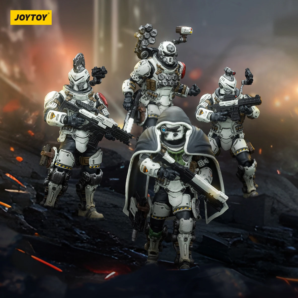 

JOYTOY Battle For The Stars Sorrow Expeditionary Forces 09th Legion Assault Company Sergeant Major Assaulter Sniper Signaller