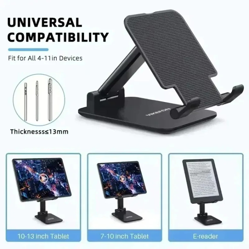  2pcs Flexible Adjustable Mobile Phone Holder Universal Foldable Tablet Desktop Mount Lazy Bracket For iPhone Samsung Xiaomi 