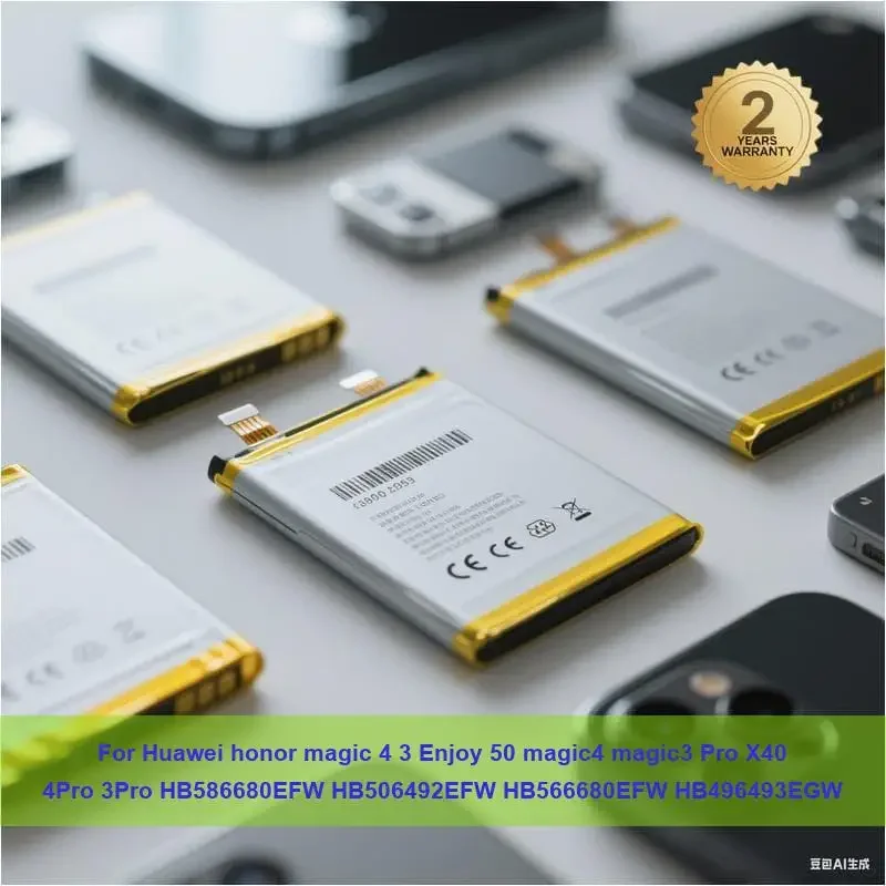 

Аккумулятор для Huawei Honor Magic 4 3 Enjoy 50 Magic4 Magic3 Pro X40 4Pro 3Pro HB586680EFW HB506492EFW HB566680EFW HB496493EGW