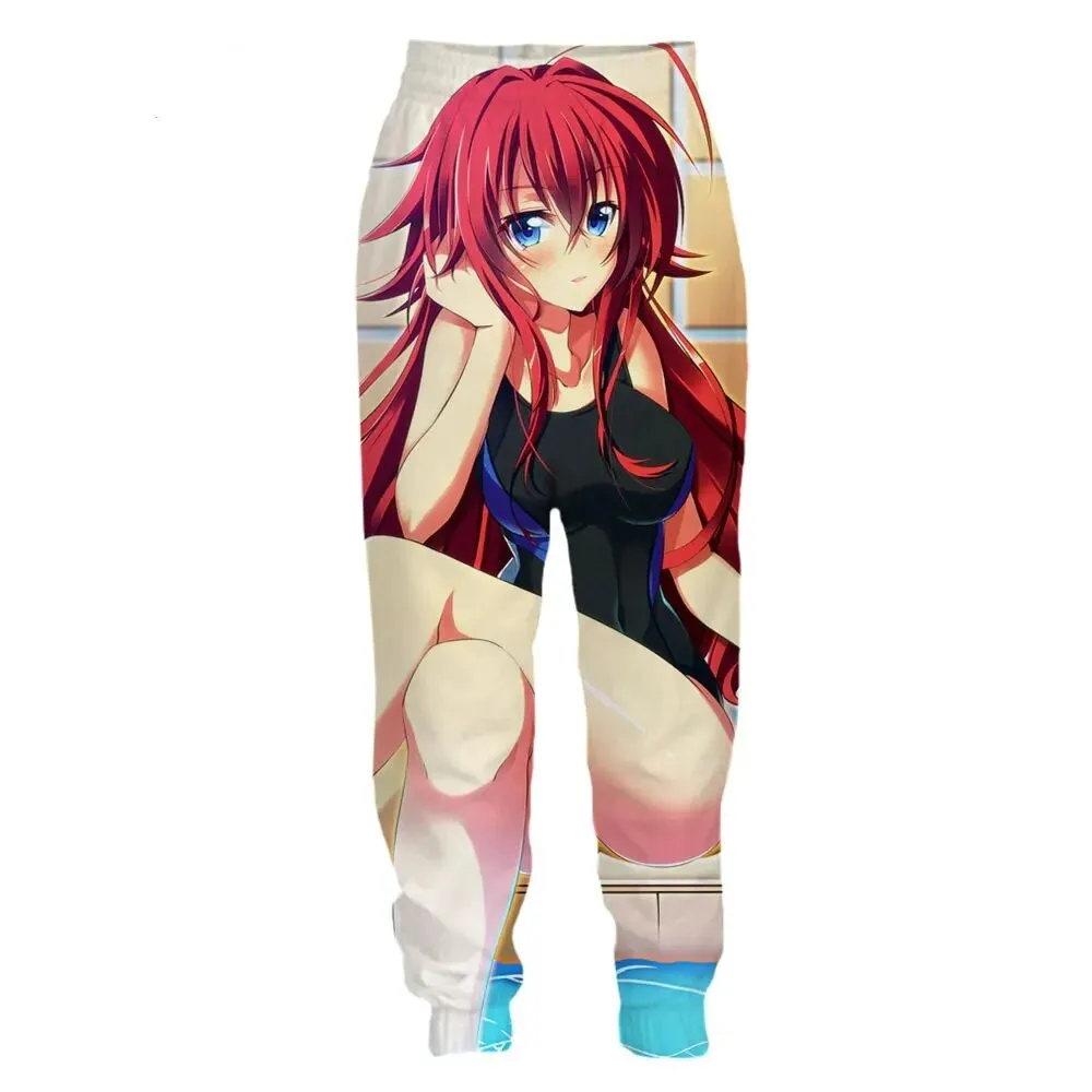 

Fashion men's spring and autumn jogging pants anime 3D printing loose pants men's and women's street casual sports pants Z0147
