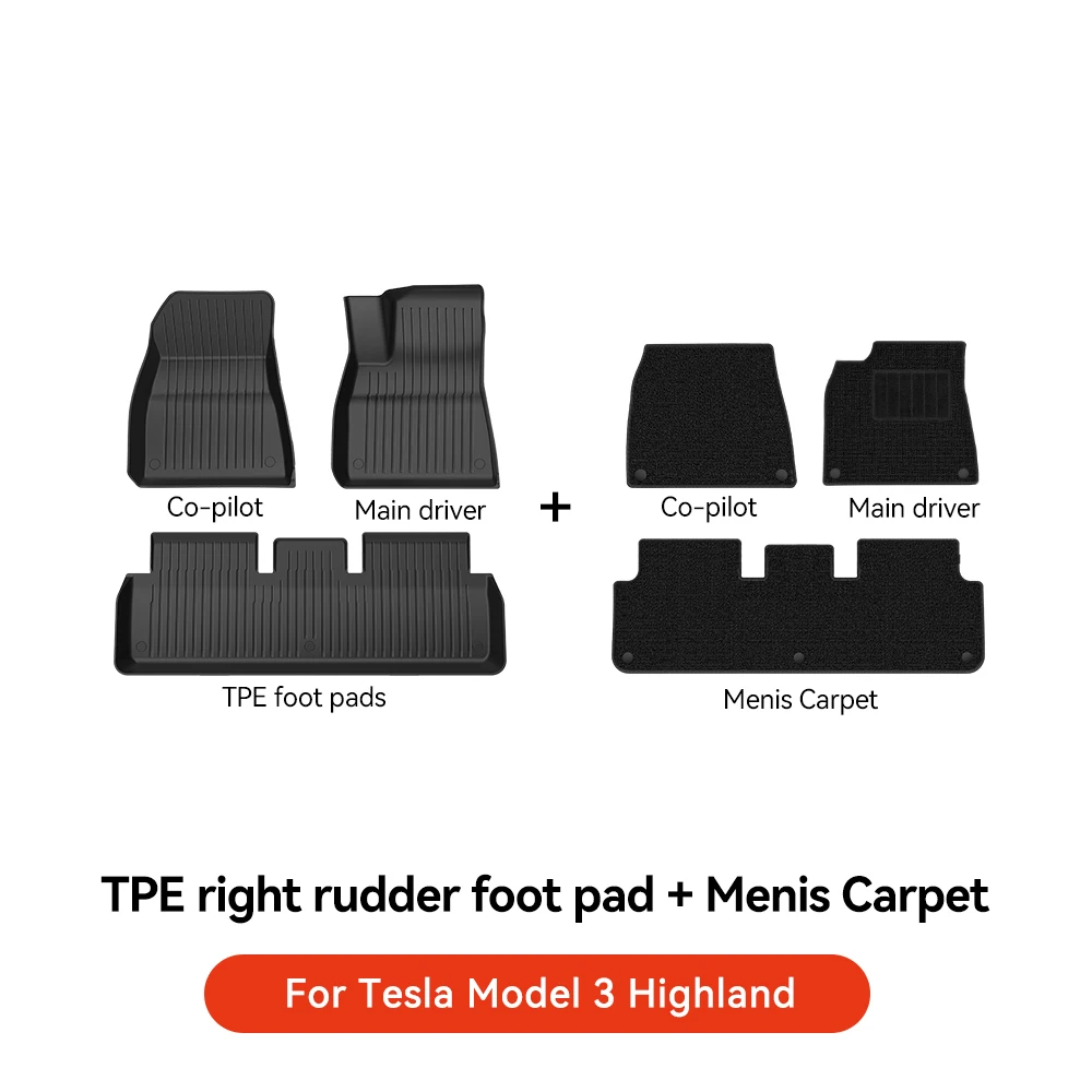 RHD Floor Mat 6PCS