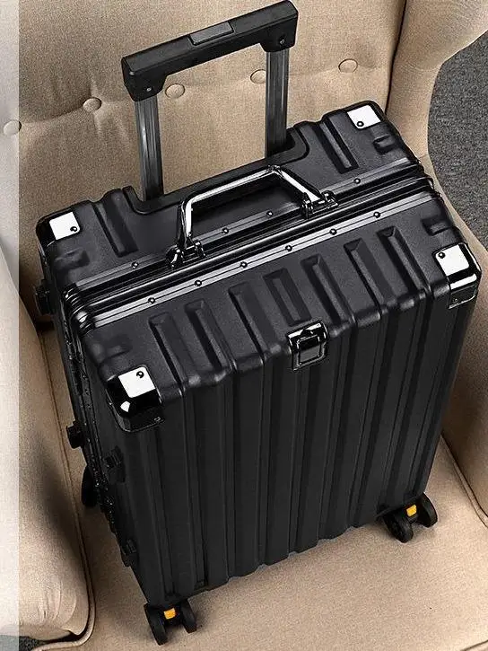 new-28-inch-aluminum-frame-carry-on-suitcase-durable-travel-bag-with-combination-lock-and-all-direction-wheels-for-men-and-women