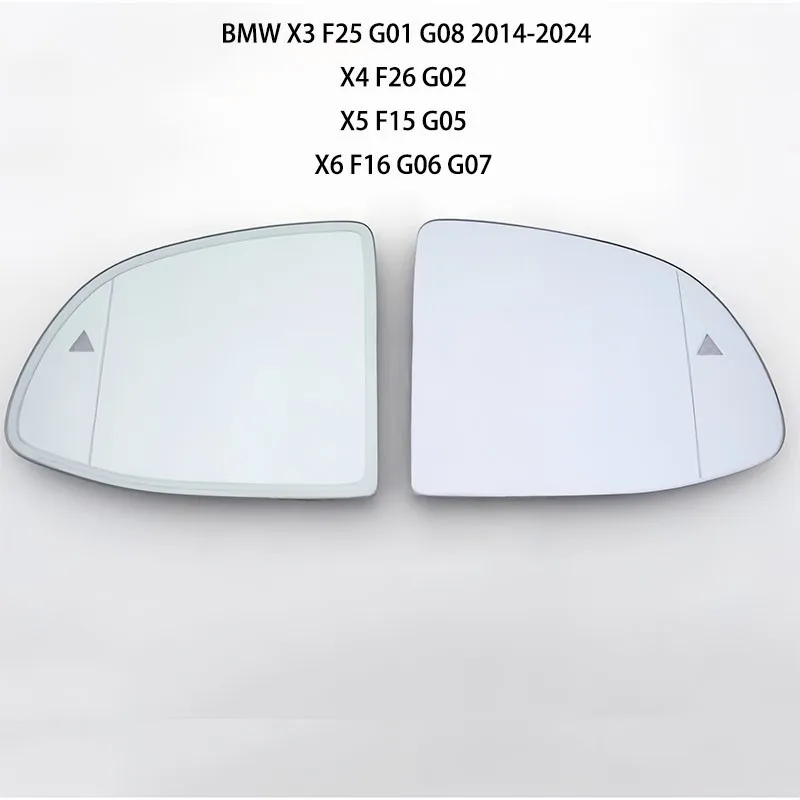 BMW X3 F25 G01 G08 2014-2024 X4 F26 G02 X5 F15 G05 X6 F16 G06 G07Auto escurecimento aquecido ponto cego aviso espelho traseiro