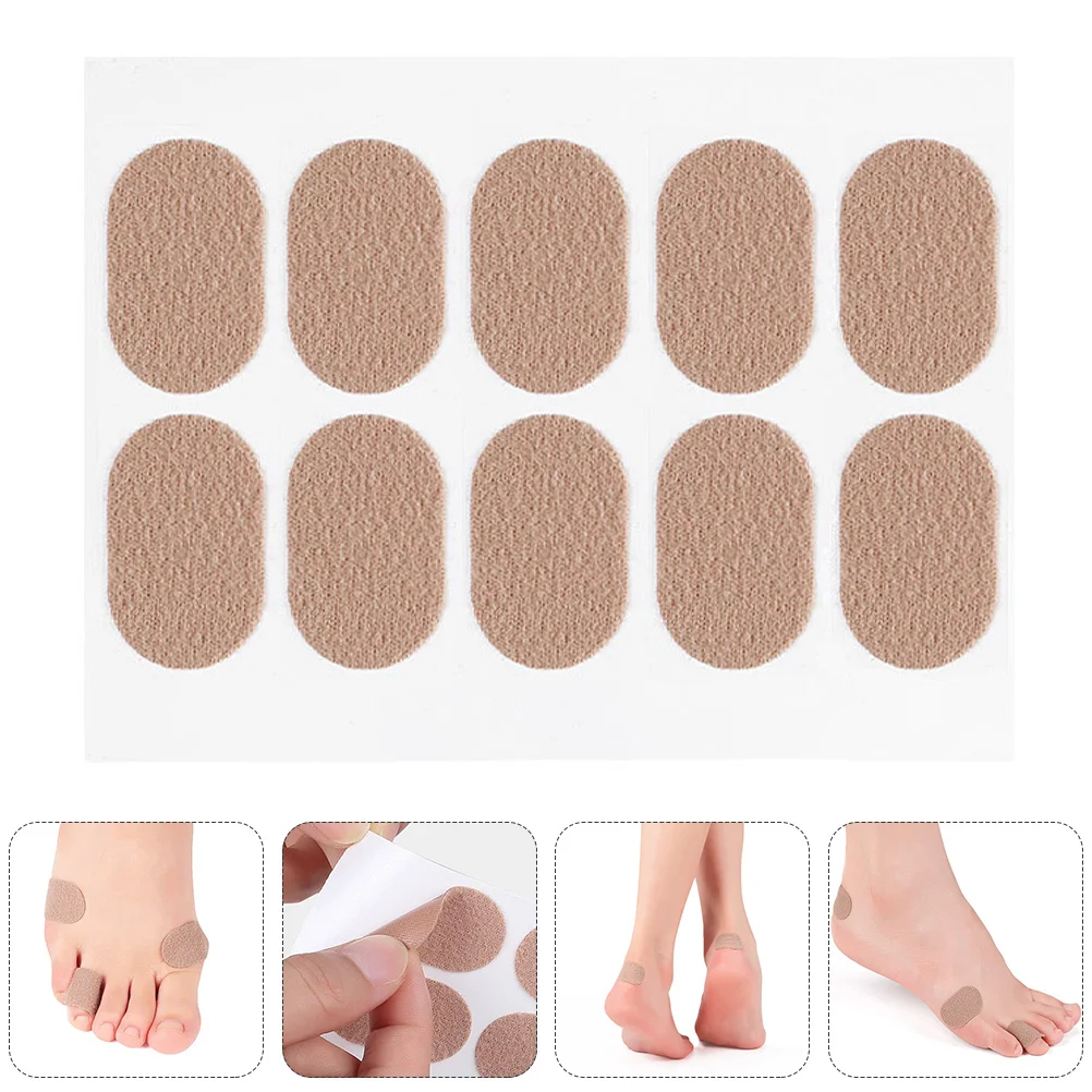 

10 Sheets Foot Care Stickers Multi-Purpose Invisible Heel Protection Breathable Anti-Wear Heel Stickers Pain Relief Patches