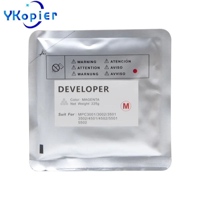 

225G MPC2800 Developer Powder For Ricoh MP C5000 C2800 C4000 MPC2800 MPC4000 MPC5000 CMYK Developer
