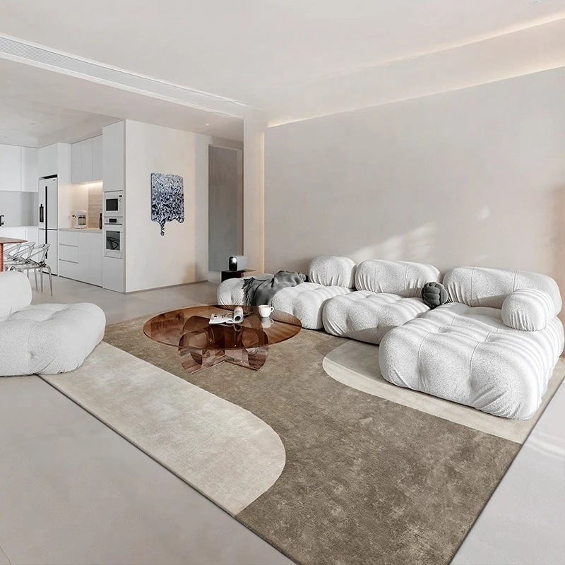 

Premium living room carpet sofa coffee table mat household gray Italian light luxury custom bedroom bedside blanket modern