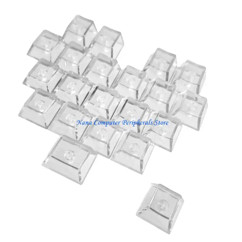 F68C Heart Themed Keycaps 21 Keys Slip OEM Height With Most Mechanical Keyboards