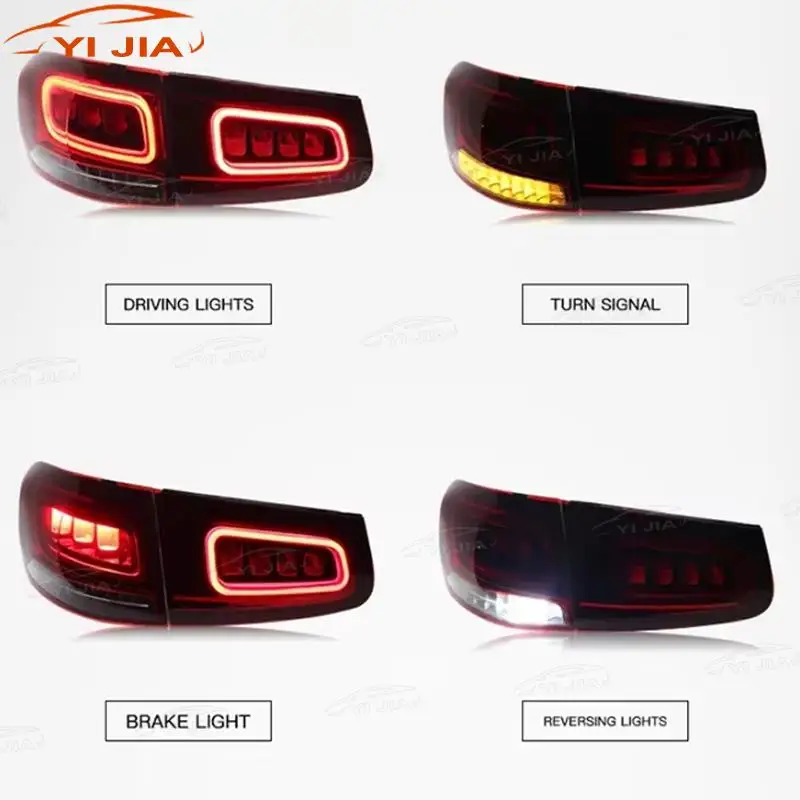 Taillight Assembly For Mercedes-Benz GLC Class W253 GLC200L GLC260L GLC300L 2020-2022 LED Rear Tail Light Brake Fog Lamp