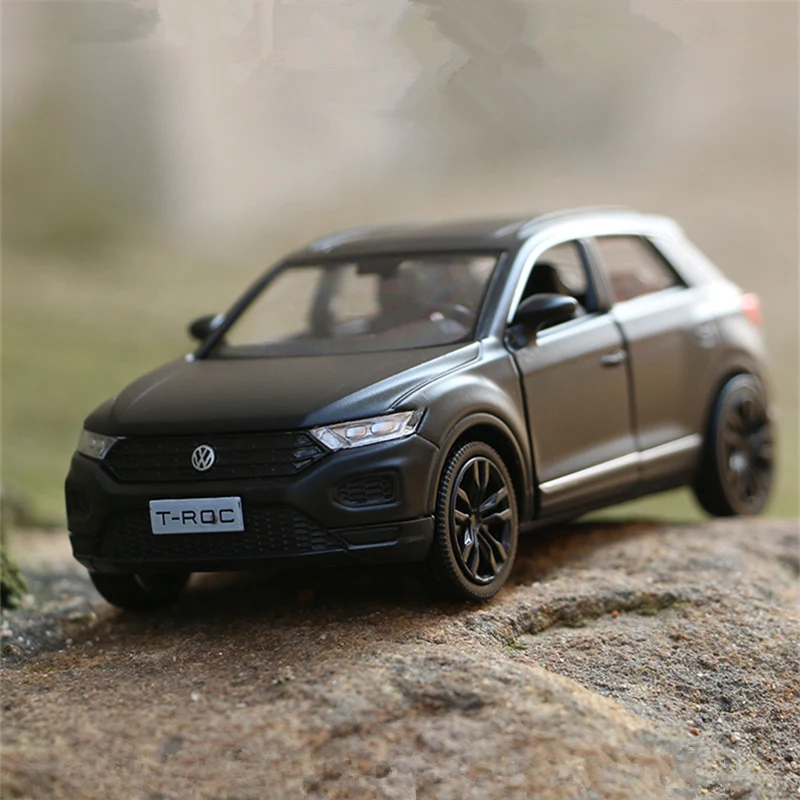 1:36 Volkswagen T-ROC SUV Alloy Car Model Diecasts Metal Toy Vehicles Car Model Simulation Collection Childrens Gifts Decoration