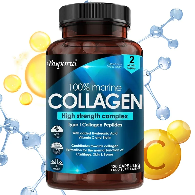 

Collagen High Strength Complex - Hair,Skin,Nail,Bones,Joint Health Support,Improve Cardiovascular Health
