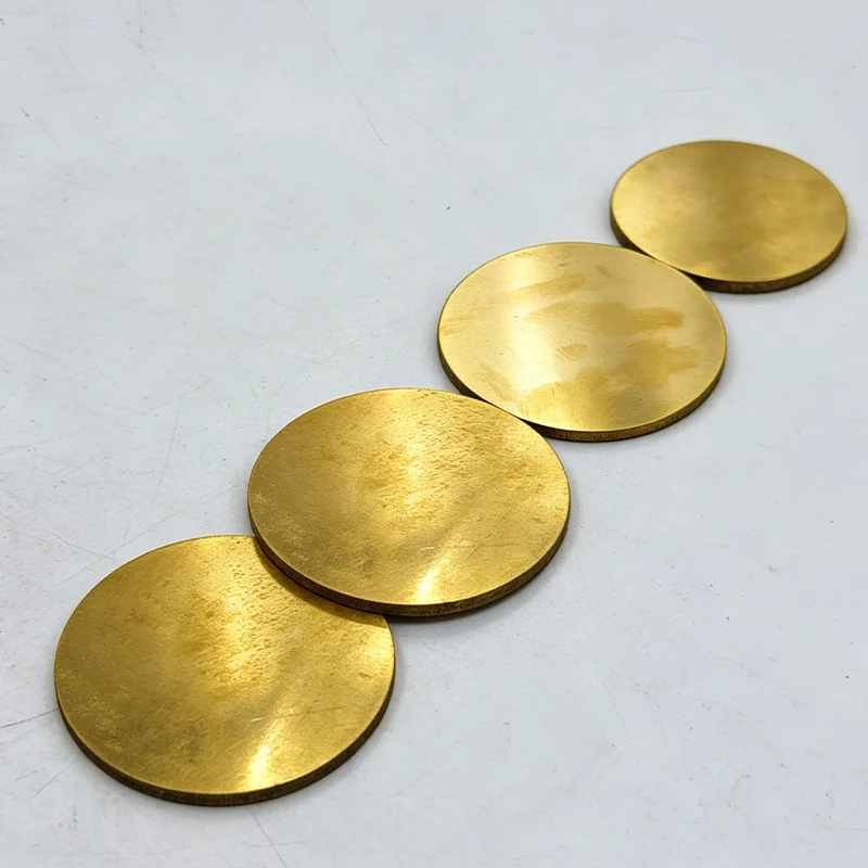 Brass Sheet Round Solid Disc Yellow Plate