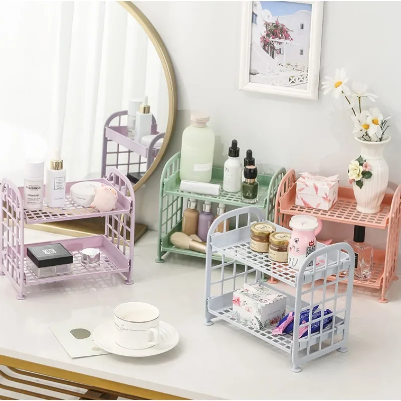 Makeup Organizer Desktop Stationery Organizer Home Storage Can Be Used for Kitchen and Bathroom Shelves