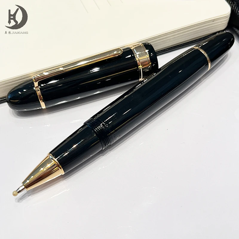 Jx-149 Luxus-Schreibroller Kugelschreiber aus Metall mit Gold-/Silberverzierung, edler Stift als Geschenk für Männer und Frauen im Führungsbereich. – Detail 3