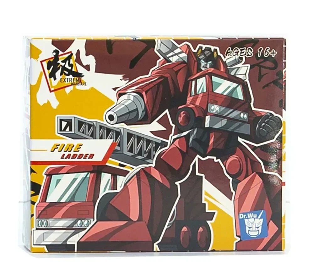 Nouveaux jouets transformants en Stock Dr Wu douane DW-E24 pompier Mini G1 enfer combat extrême figurine jouet Collection cadeau