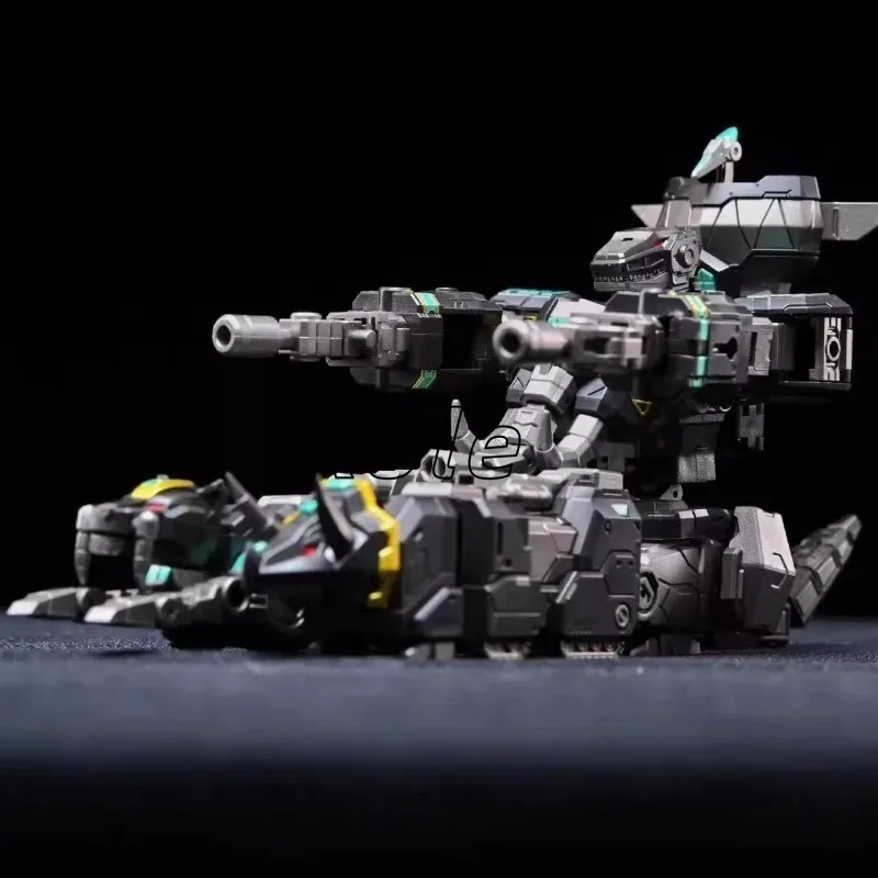 【Disponibile】 Lucky Cat Dino Megazord MC03B MC03Lung Wang Kai Sa Dinosauro scuro Troop Fusion Trasformazione Modello giocattolo