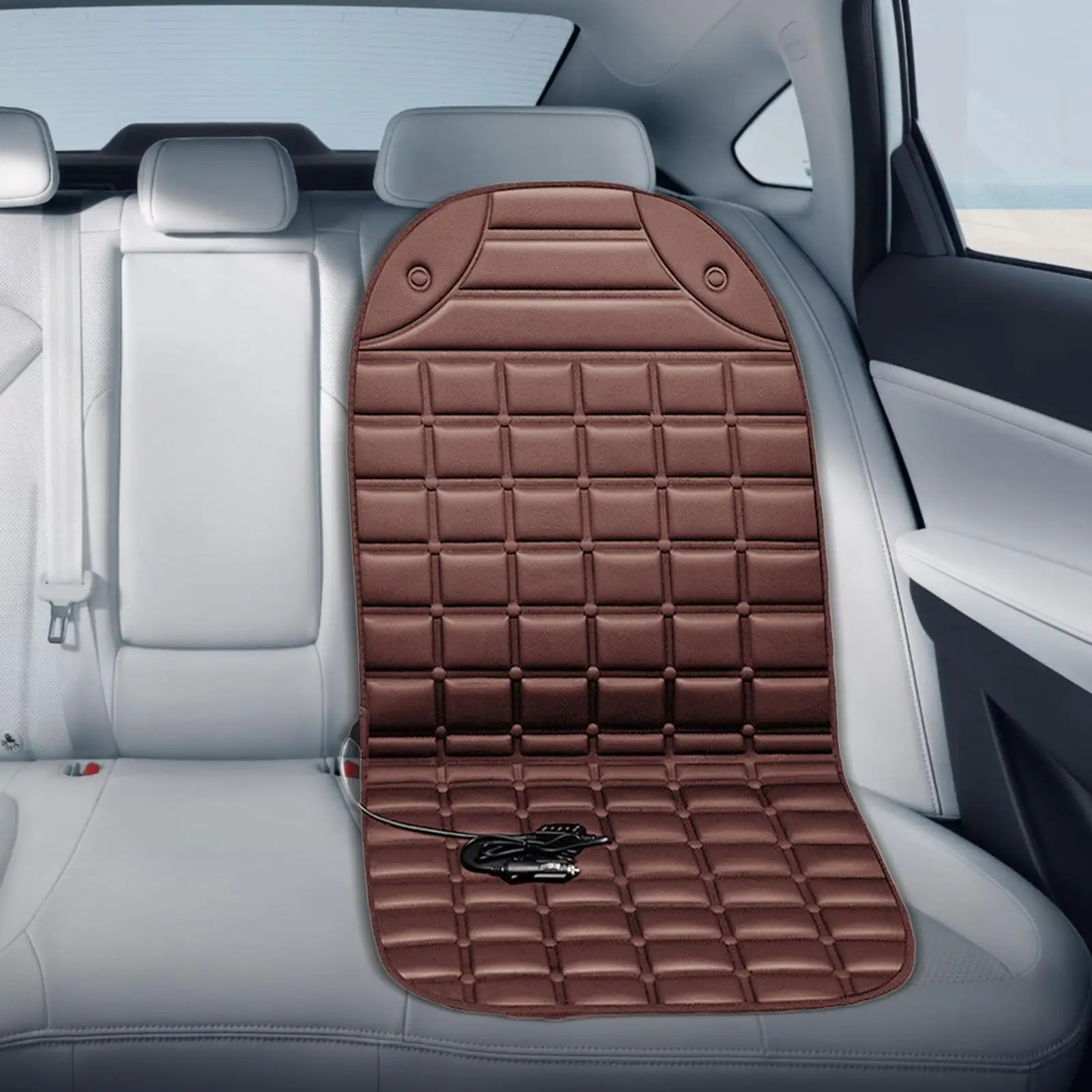 

Heated Car Seat Cover 12V Auto Warming Supplies Electric Auto Seat Heater For Cars Trucks SUVs RVs Drivers Travelers Winter