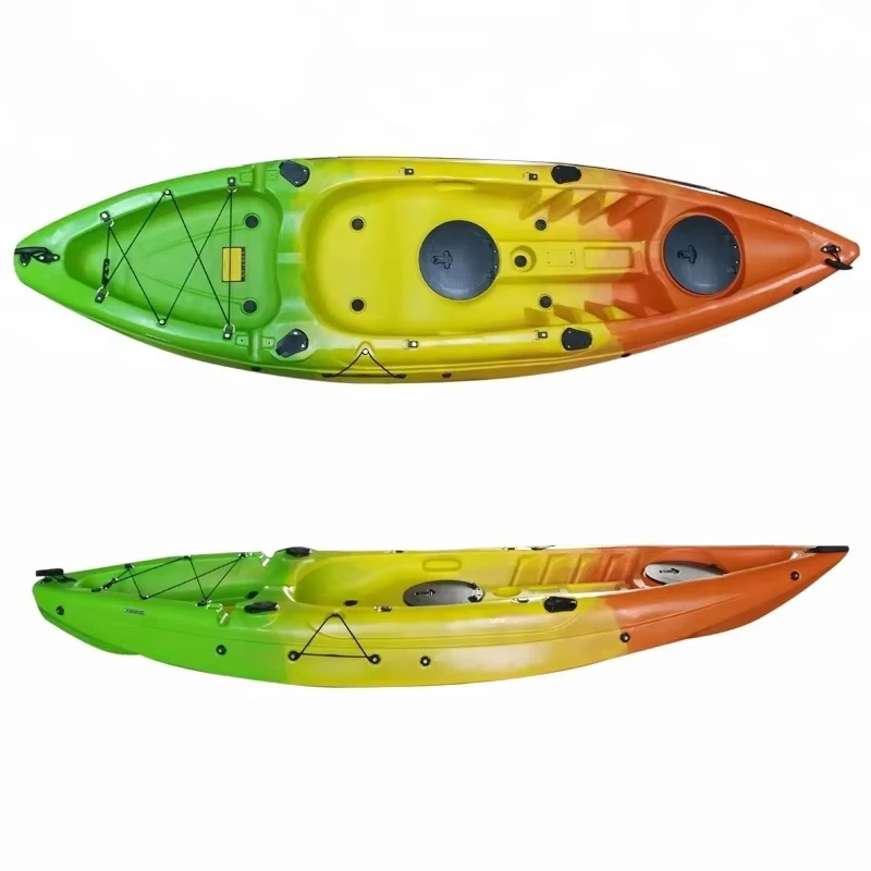 Airo Popular 2018 Single Ocean Fishing Plastic Canoe Kayak Fishing, Pro Fishman Kayak