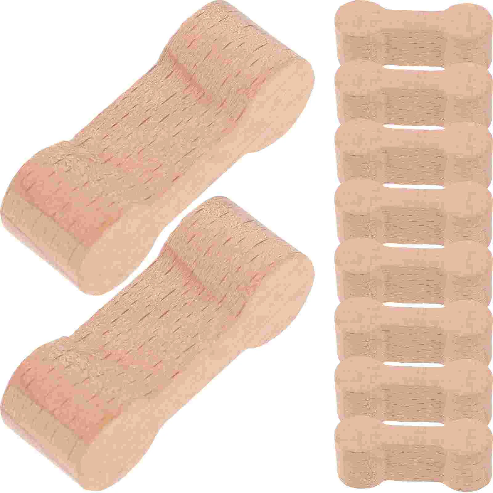 10 Pcs Train Track Accessories Connector For DIY Simple Wood Railway Model Child