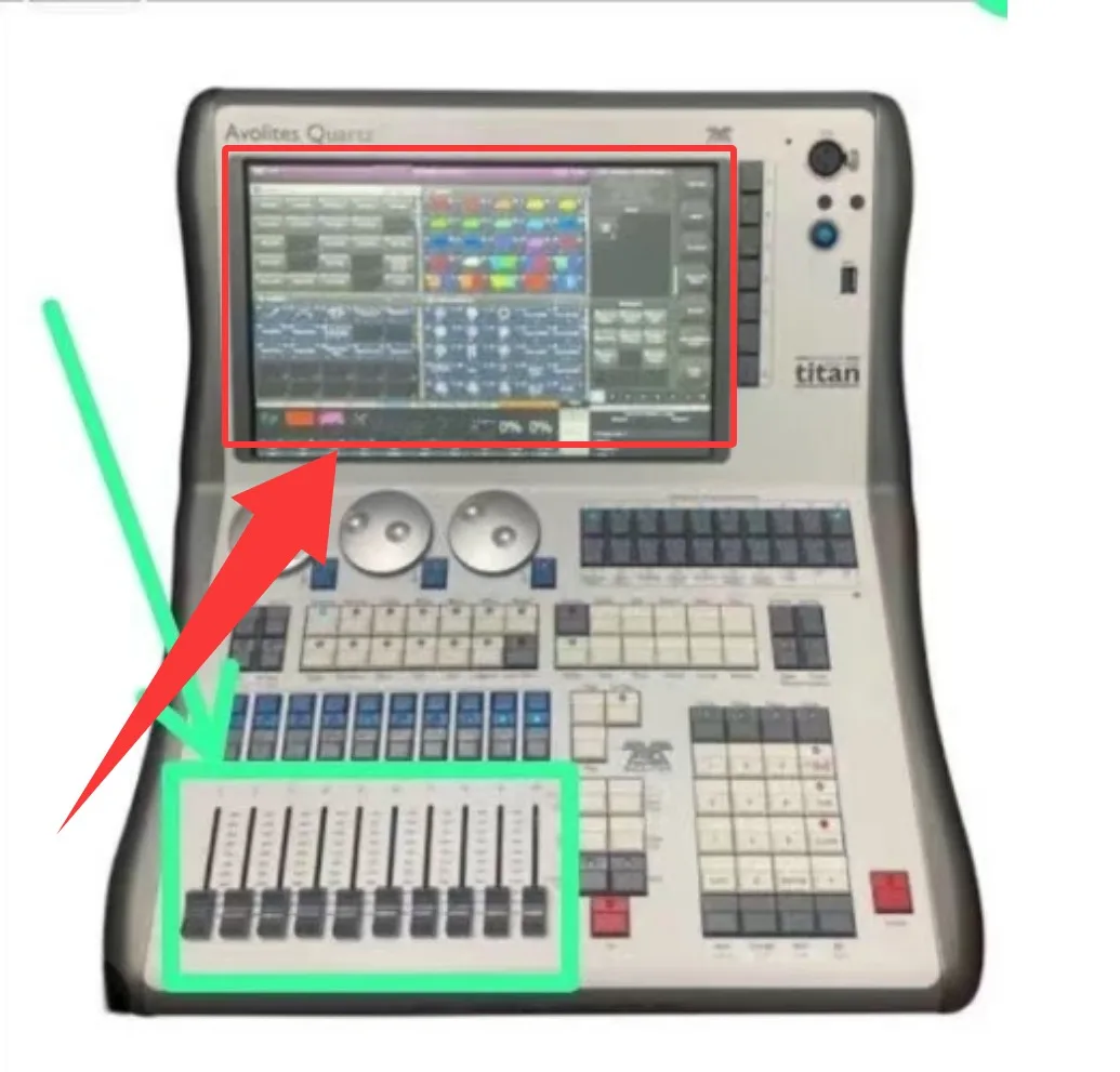 Only Touch Display Spare Part Replacement Repair Stage Light DMX Console