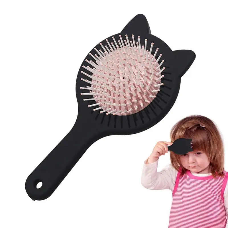 Cute Hair Comb Multi-Functional Brush Comb For Detangling Easy To Store Hair Brush With Hanger Hole For Masquerade Business Trip