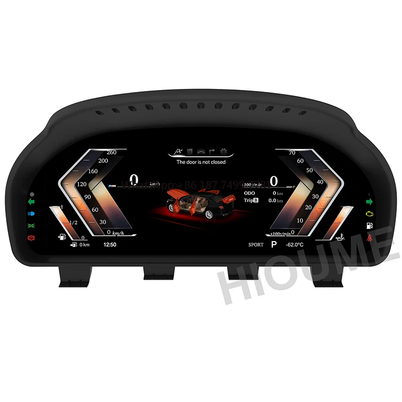 

12.5" Digital Cluster Virtual Cockpit M Sport for . 5 E60 E61 E63 E64 2002-2008 Car Multimedia Player Dashboard Speed Meter