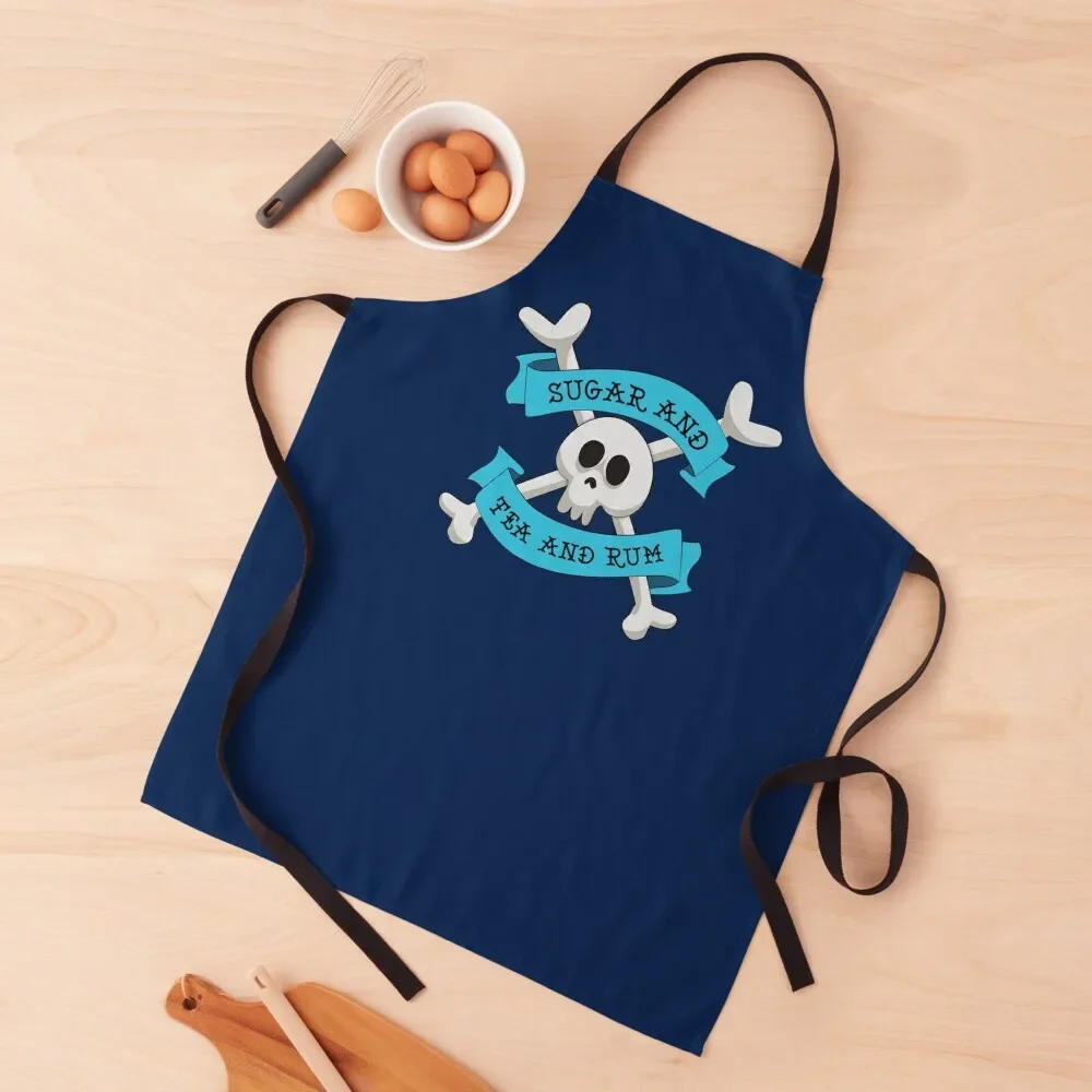 

Sugar and Tea and Rum Apron Kitchen Supplies Idea Goods Men's Kitchen Apron