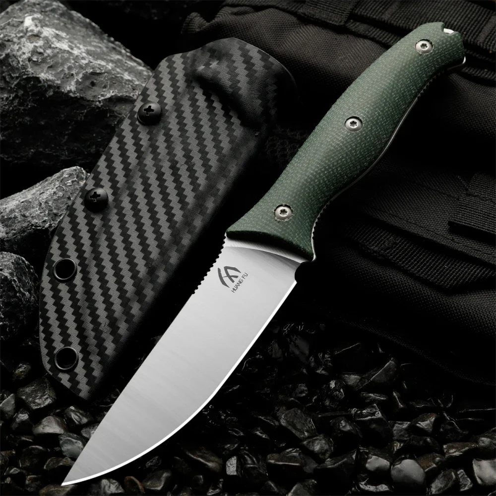 High quality multifunctional fixed blade - outdoor camping, rescue, and emergency survival knife, men's gift