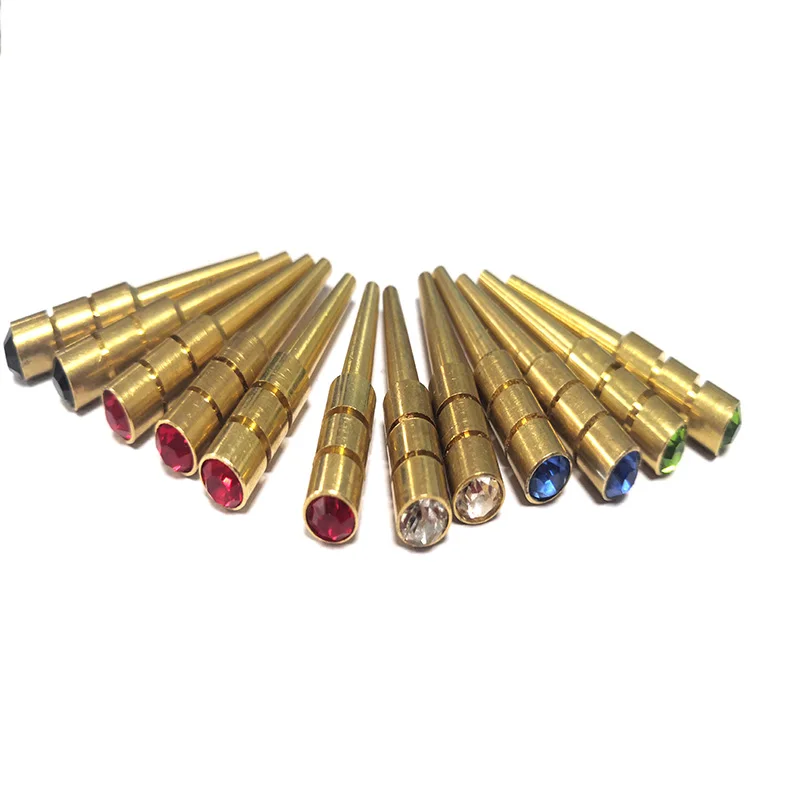 18PCS Multicolor Rhinestone Crystals Cribbage Pegs  For 1/8 Board Hole 6colors