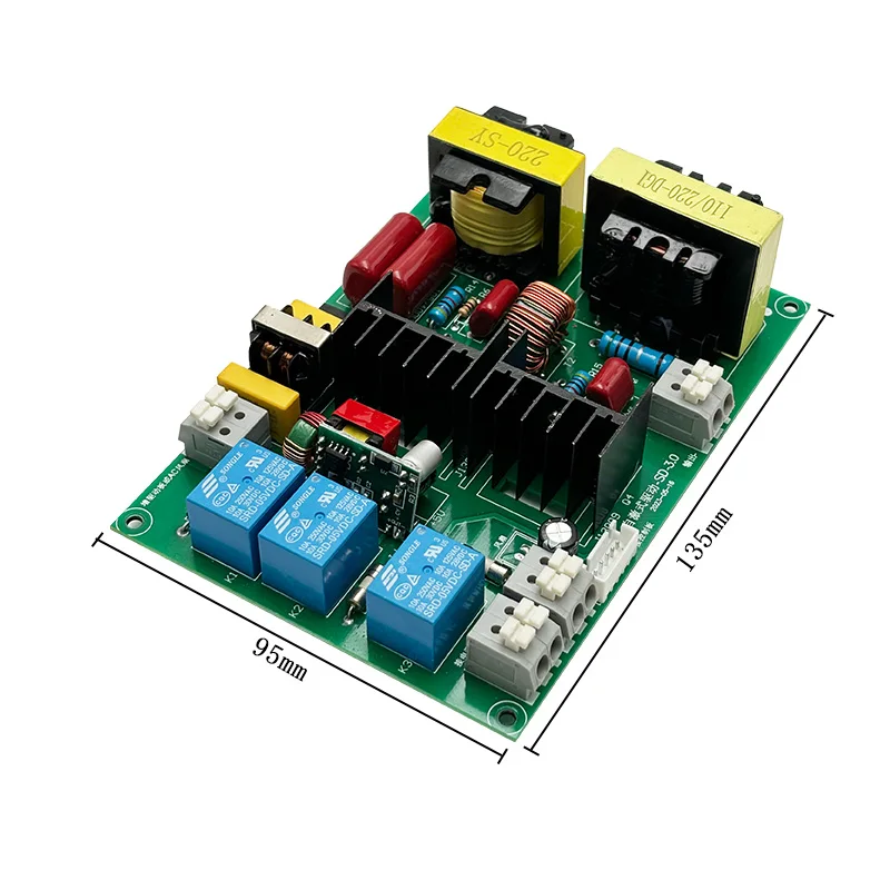 FanYingSonic 40KHz Digital Display Circuit Board With 50W Transducer PCB Driver Boards For Ultrasonic Cleaner Parts Generator