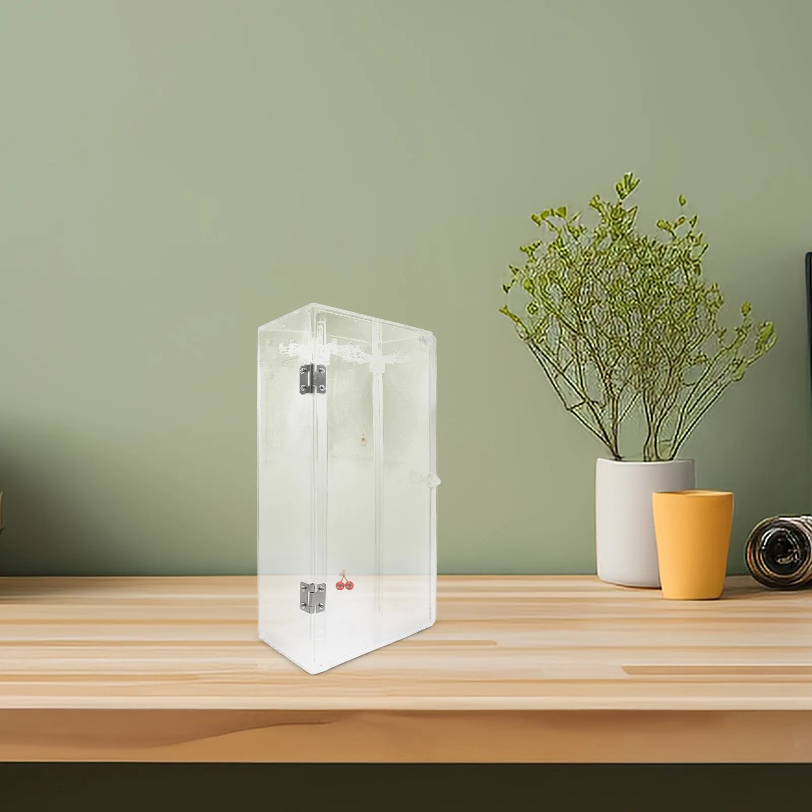 

Вращающаяся прозрачная пластиковая коробка-органайзер для длинных ожерелий, подвесок, браслетов, подставка для хранения и демонстрации ювелирных изделий, водонепроницаемая