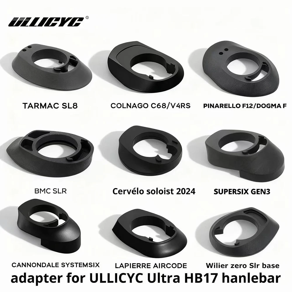 

ULLICYC Ultra HB15 Handlebar Adapter, 3D Printed Custom Fit for 17 Bike Models, Carbon Fiber
