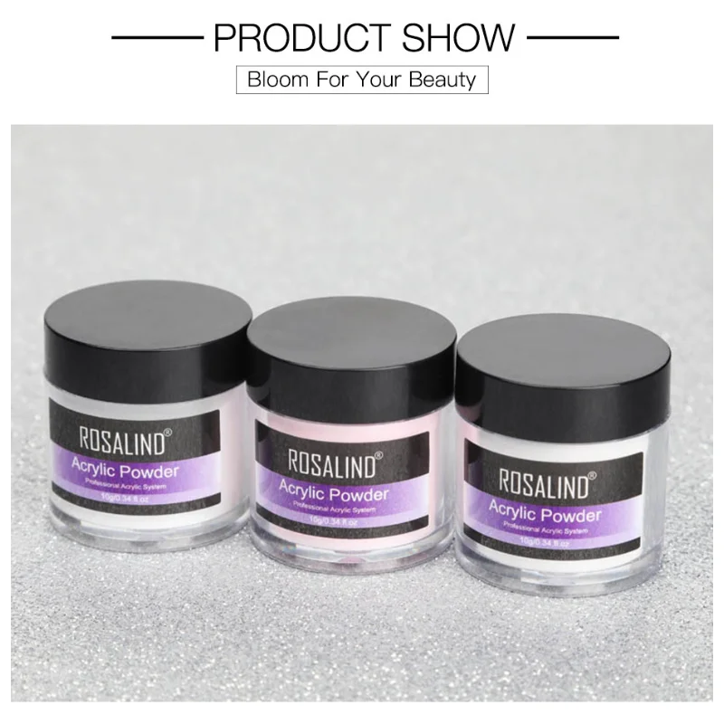 10ML Vingertop Tri Color Optioneel Speciaal Nagelkristalpoeder Uitgebreid Nagelsnijpoeder Kristal Vloeibare Nagelproducten