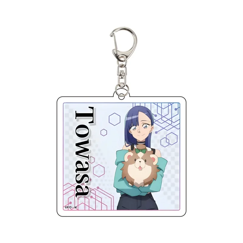 أنيمي 6 سنتيمتر Towa no Yugure سلسلة مفاتيح أكريليك لوحة الديكور مكتب الشكل عرض الكرتون رئيس المنتجات الحلي هدايا السنة الجديدة #5
