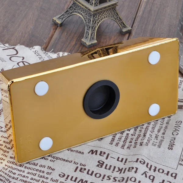 

Gold Bar Shaped Money Box Luxury Saving Pot Rubber Stopper Bottom For Home Decor Coin Storage Piggy Bank Saving Box