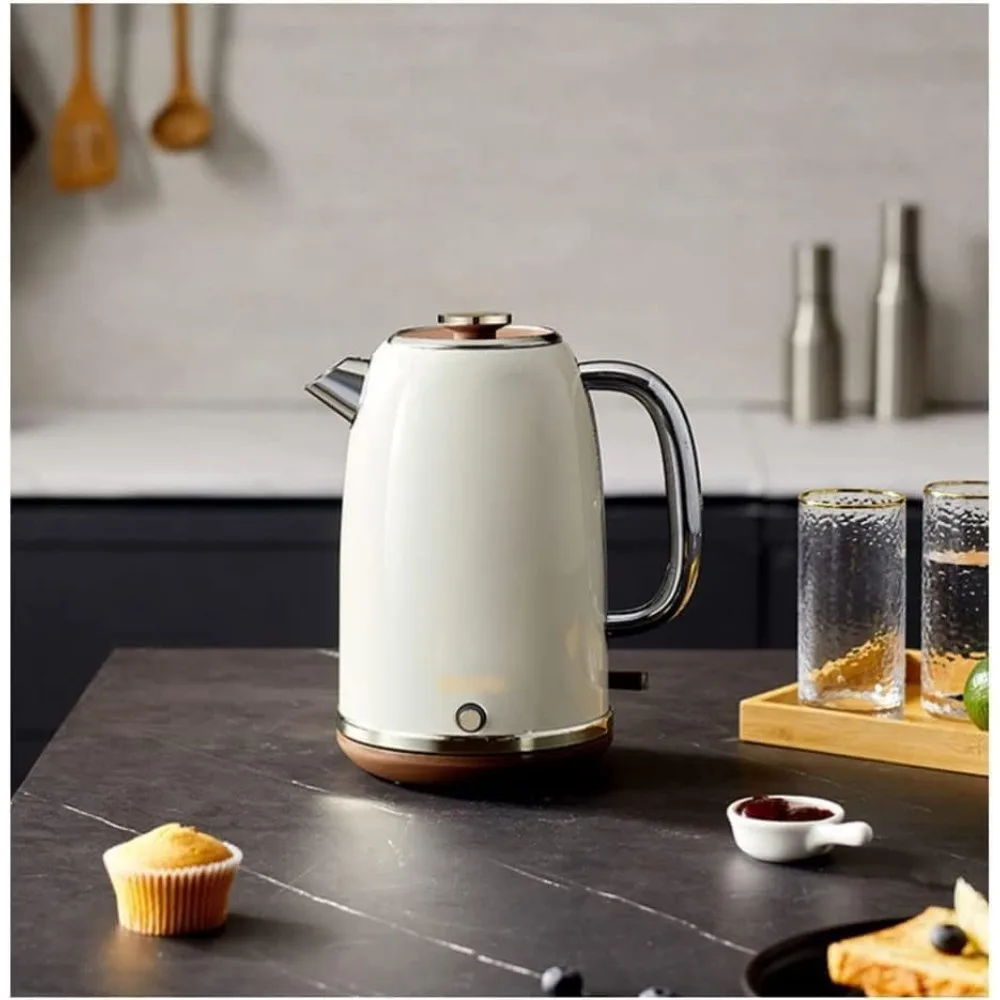 Electric Kettles Stainless Steel Electric Kettle Leak-proof Design With Automatic Shut-off Water Boiler 1.8 Liters Quick Boil