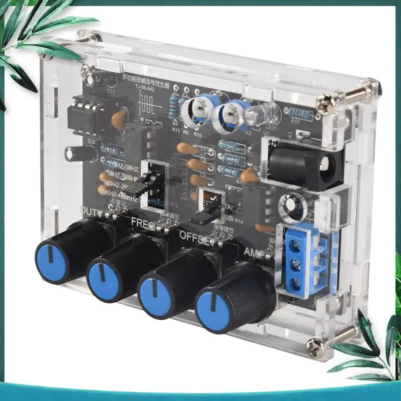 (ใหม่) ICL8038 ความแม่นยําสูงปรับสัญญาณ DIY ชุด Sinusoidal Triple-Cornered Square ฟันเลื่อยเอาต์พุต 5Hz-400Khz