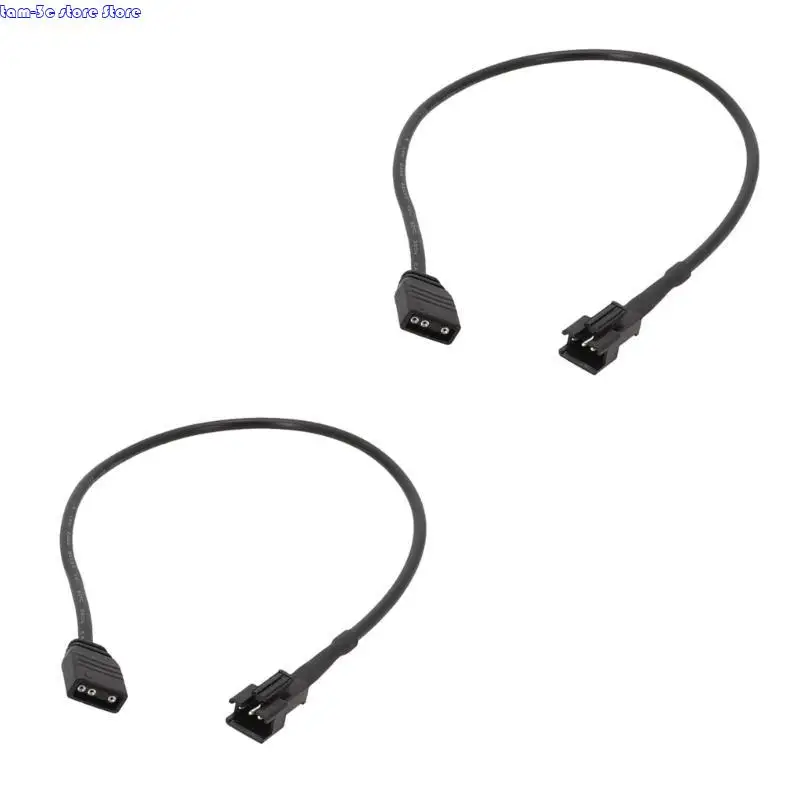 D0UA 2Pieces Argb Connectors Cable for DeepCool/Lian PC Case Fan و LED Fanting