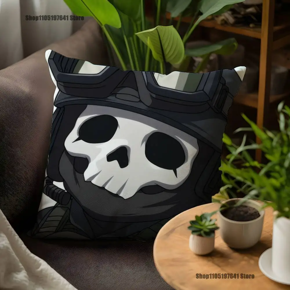COD Call Of Duty G-Ghost Pillow Case For Sofa Decor Car Office Room Printing Cushion Cover Decorations and Protector