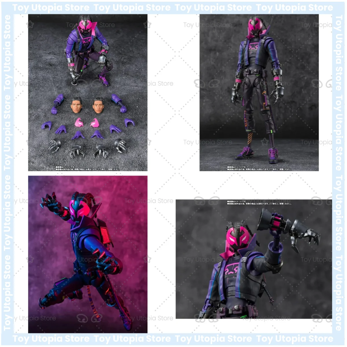 Figuras originales Bandai S.H.Figuarts SHF Spiderman Miles G. Morales, Spider-Man: A Través del Spider-Verso, juguetes modelo