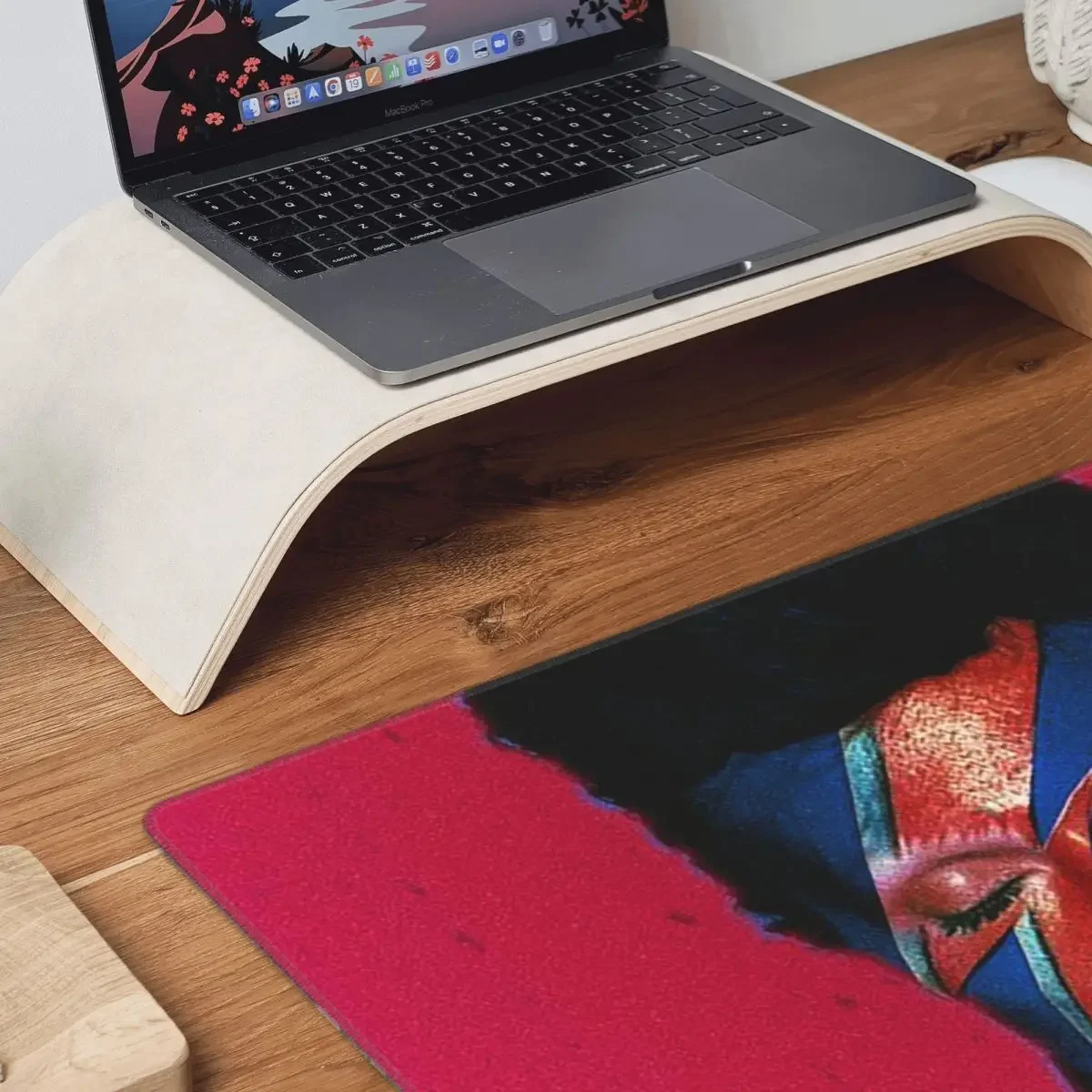 Davids Bowied Large Mouse Pad Computer Keyboard Mouse Mat Gaming PC Laptop Desk Mat Office Accessories Table Mats