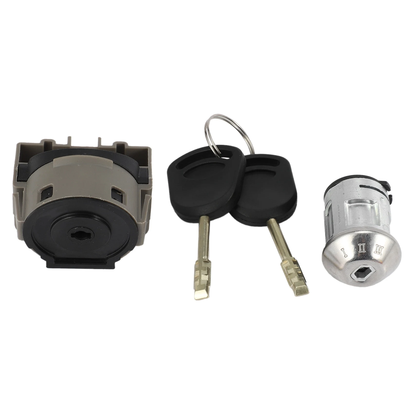Durable-Car Ignition Switch Lock Cylinder With 2 Keys For Ford Focus MK1 Transit Connect 1998-2013 1022184 1677531